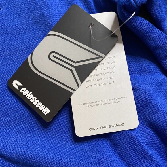 Colosseum Seton Hall Pirates Logo 1/4 Zip Pullover Men’s L Blue Pockets NWT - Picture 5 of 11